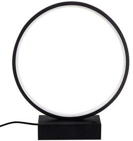 Φωτιστικό Επιτραπέζιο Halka 119FRS1405 30x9x35cm Led 12W 3000K Black Opviq