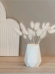 Stewehome Μοντέρνο διακοσμητικό γεωμετρικό βάζο από μπετόν με δίσκο