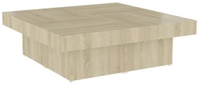 vidaXL Τραπεζάκι Σαλονιού Sonoma Δρυς 90x90x28 εκ. Μοριοσανίδα