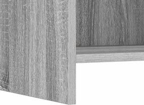 vidaXL Πλαϊνό γραφείο Γκρι Sonoma 40 x 36 x 80 εκ Επεξεργασμένο Ξύλο