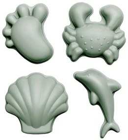 Καλούπια Scrunch Sage Green από ανακυκλώσιμη σιλικόνη (4Τμχ)