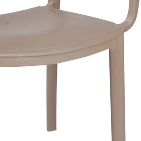 Καρέκλα - Πολυθρόνα Frontline PP cappucino 56x50x83 εκ.
