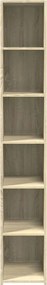 vidaXL Ντουλάπι Sonoma δρυς 30x41x185 εκ. από Επεξεργασμένο Ξύλο