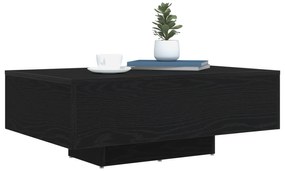 vidaXL Τραπεζάκι Σαλονιού με LED Φώτα Μαύρη Δρυς 85x55x31 εκ.