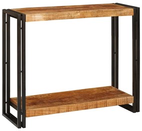 vidaXL Τραπέζι κονσόλας 90 x 33 x 75 εκ Μασίφ ακατέργαστο ξύλο μάνγκο