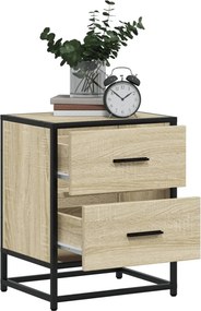 vidaXL Κομοδίνα Sonoma Δρυς 40x31x50 εκ. Επεξεργασμένο Ξύλο
