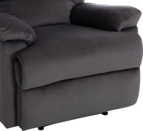 ΠΟΛΥΘΡΟΝΑ RELAX BRAYLEN HM3298.01 ΓΚΡΙ ΒΕΛΟΥΔΟ 85x90x95Υεκ.