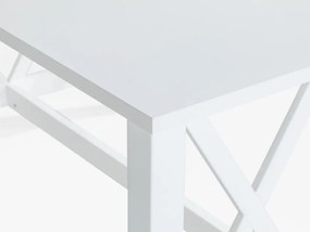 Τραπέζι Riverton 315, Άσπρο, 76x100x150cm, Ινοσανίδες μέσης πυκνότητας