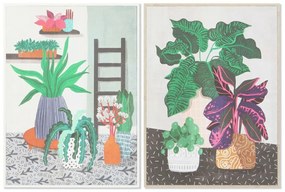 Καμβάς DKD Home Decor πολυστερίνη Καμβάς 52 x 2,7 x 72 cm