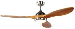 Ανεμιστήρας Οροφής Cf-5415 Satin Nickel 54" Με Led Φως Και Τηλεχειριστήριο 100w 5205505902049 IQ 5205505902049