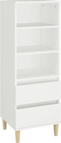 vidaXL Ντουλάπι Λευκό 40 x 36 x 110 εκ. από Επεξεργασμένο Ξύλο