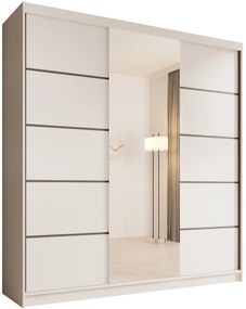 Ντουλάπα Barry 200 συρόμενη-Leuko