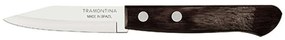 Μαχαίρι Ξεφλουδίσματος 020.21118.193 7,5cm Inox-Brown Steel,Polywood