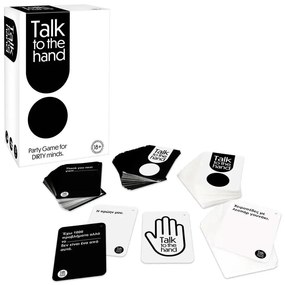 Επιτραπέζιο Παιχνίδι Talk To The Hand 1040-23207 Για 3+ Παίκτες 18 Ετών+ White-Black AS Company