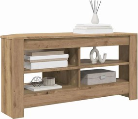vidaXL ΓωνιακήΒάσηΤηλεόρασης 102 x 41 x 45 cm Artisan Oak