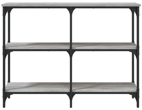 Τραπέζι Κονσόλα Γκρι Sonoma 100x29x75 εκ. Επεξεργασμένο Ξύλο - Γκρι