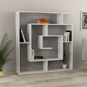 ΒΙΒΛΙΟΘΗΚΗ LABIRENT MEGAPAP ΧΡΩΜΑ ΛΕΥΚΟ 125X22X129ΕΚ.