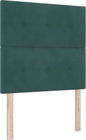 vidaXL LED κεφαλάρι με φώτα λωρίδας LED Πράσινο 100 cm Πολυεστέρας