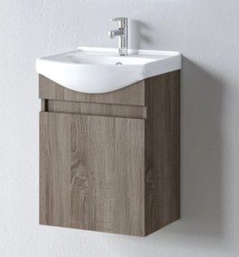 Πάγκος SIENA SONOMA DARK 45 S3BSI045SD0 Πάγκος 45x31x60cm, Νιπτήρας 45x36cm - S3BSI045SD0
