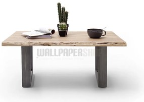 Τραπεζάκι Σαλονιού Καφέ Ακακία 110x70x45
