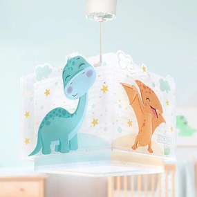 Φωτιστικό Οροφής Παιδικό Baby Dinos 63452 E27 24x24x23cm Multi Ango