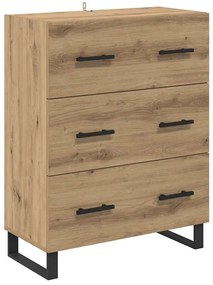 vidaXL Highboard Artisan Oak 69,5 x 34 x 180 εκ. Επεξεργασμένο ξύλο