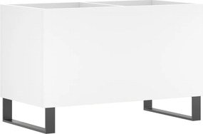 vidaXL Έπιπλο Δίσκων Λευκό 74,5 x 38 x 48 εκ. από Επεξεργασμένο Ξύλο