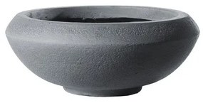 Supergreens Γλάστρα Πήλινη Οβάλ "Bastion" Γκρι S 31x31x12 εκ