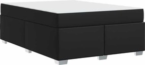 vidaXL Σκελετός Κρεβατιού Μαύρο 140 x 200 cm ύφασμα