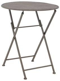 Τραπεζαρία Walen pakoworld σετ 3τεμ μέταλλο σε μπρονζέ απόχρωση