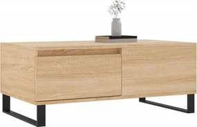 vidaXL Τραπεζάκι Σαλονιού Sonoma Δρυς 90x50x36,5 εκ. Επεξεργασμ. Ξύλο