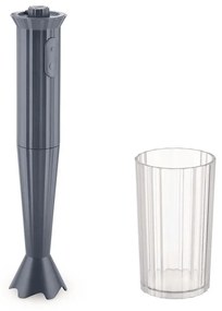 Ραβδομπλέντερ Plissé MDL10 G 7x34cm Grey Alessi Πλαστικό