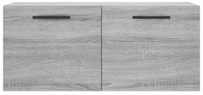 vidaXL Ντουλάπι Τοίχου Γκρι Sonoma 80x36,5x35 εκ. Επεξεργασμένο Ξύλο