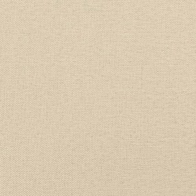 Οθωμανικό κρεβάτι με στρώμα Cream 120x190 cm Ύφασμα - Κρεμ