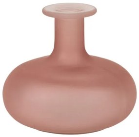 Beauty Home Γυάλινο Βάζο Emy Ροζ 12 x 11 CM – 470ml