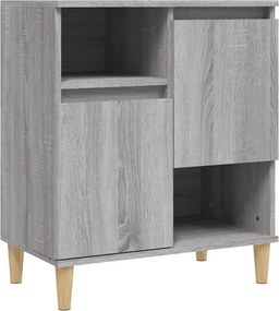 vidaXL Ντουλάπι 2 τεμ. Γκρι Sonoma 60x35x70 εκ. από Επεξεργασμένο Ξύλο