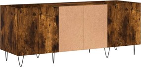 vidaXL Δισκοθήκη Καπνιστή Δρυς 121x38x48 εκ. από Επεξεργασμένο Ξύλο