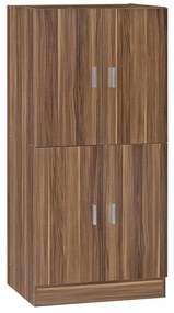 Intrahome Παπουτσοθήκη-ντουλάπι Felicity Intrahome χρώμα καρυδί 60x32x127εκ | SKU: INTRAPA-350111142