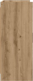 vidaXL Πλαϊνό γραφείο Artisan Oak 98,5 x 33 x 80 εκ Επεξεργασμένο Ξύλο