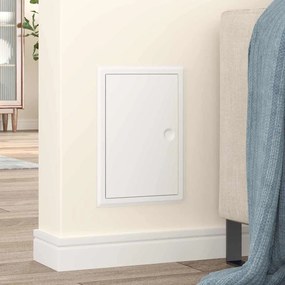 vidaXL Πάνελ Πρόσβασης Λευκό 63 x 33 x 3 cm Ατσάλι