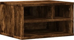 vidaXL Βάση Εκτυπωτή Καπνιστή Δρυς 40x32x22,5 εκ. Επεξεργασμένο Ξύλο