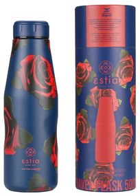 ESTIA ΘΕΡΜΟΣ TRAVEL FLASK SAVE THE AEGEAN 500ml ELECTRIC ROSES 01-22112