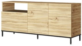 Μπουφές Evaluate pakoworld sonoma-wenge 170x46.5x75.5εκ