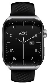 QCY Watch GS2 S5 Black - 1,96" large AMOLED touch, 410x502 60Hz, 100+ faces Call BT Smart Watch IPX8