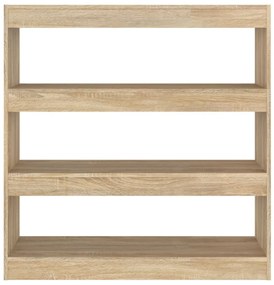 vidaXL Βιβλιοθήκη/Διαχωριστικό Χώρου Sonoma Δρυς 100 x 30 x 103 εκ.