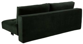 Καναπές κρεβάτι Oakland 643, Αριθμός θέσεων: 4, Σκούρο πράσινο, 83x200x105cm, 72 kg, Πόδια: Ξύλο, Ξύλο: Καουτσούκ | Epipla1.gr