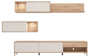 Σύνθετο σαλονιού NORWICH Artisan Oak - Cashmere 234x40x197εκ. 234x40x197 εκ.