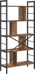 vidaXL Ράφι Βιβλίων 9 επιπέδων 75 x 30 x 156 εκ. Επεξεργασμένο Ξύλο