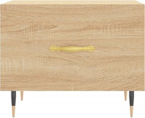 vidaXL Τραπεζάκια Σαλονιού 2 τεμ Sonoma Δρυς 50x50x40 εκ Επεξ. Ξύλο