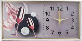 Ορθογώνιο Ρολόι Τοίχου Διακοσμητικό - Rectangular Decorative Wall Clock